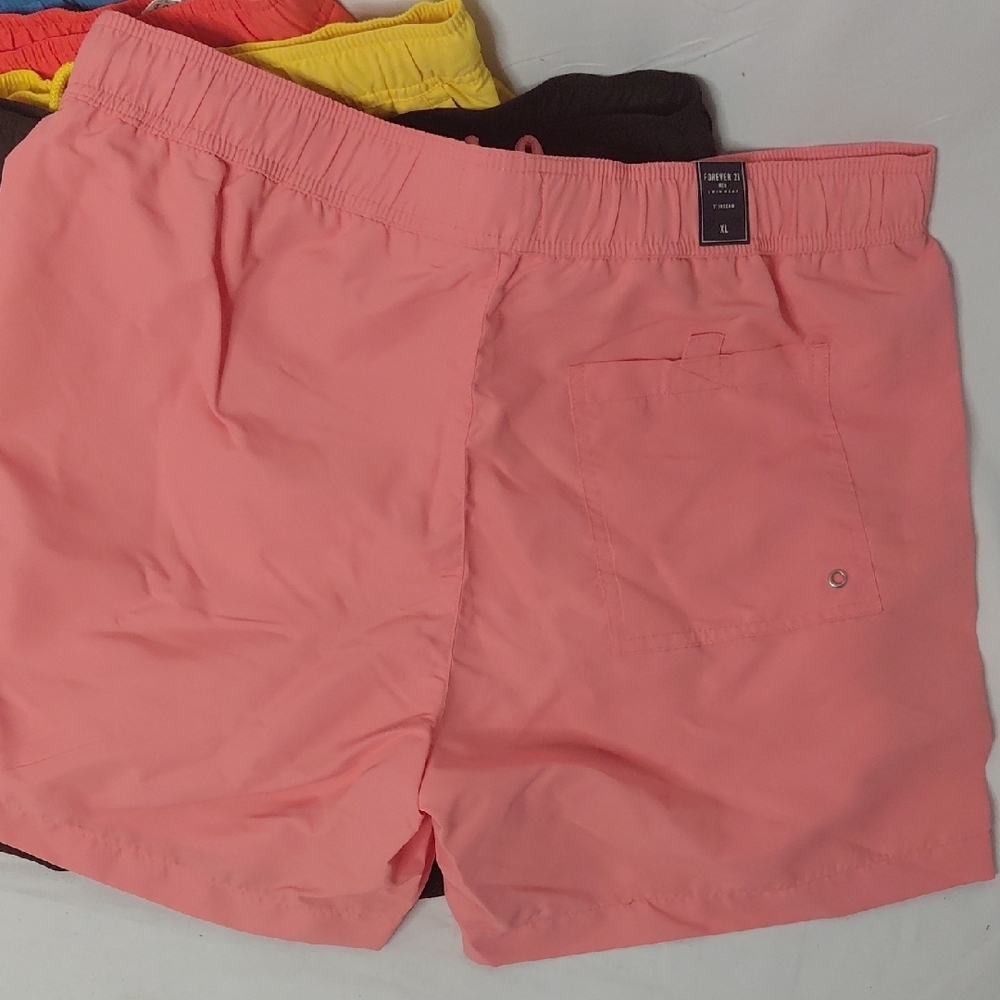 Unisex Casual Drawstring Shorts - Pink, Black, Yellow, Coral, Blue - Picture 6 of 11